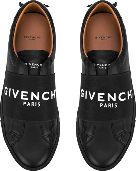 Givenchy Black Logo Strap 'Urban Knots' Sneakers 